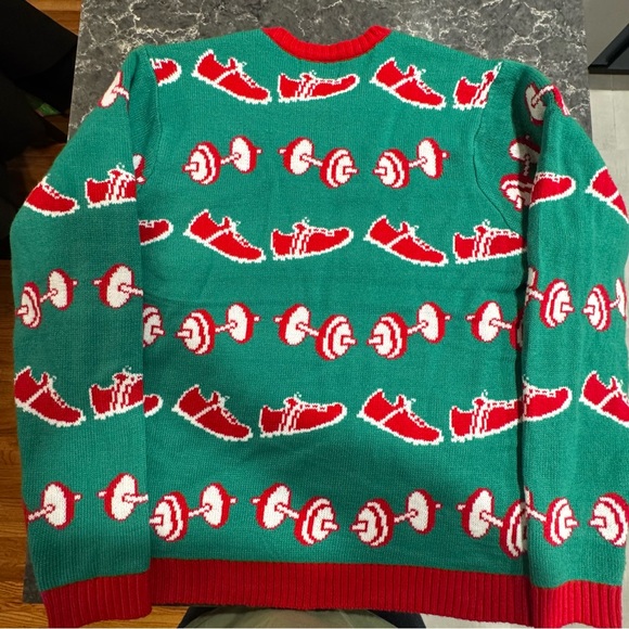 Ugly Christmas Sweater- Santa Gains (XL) - Picture 4 of 10